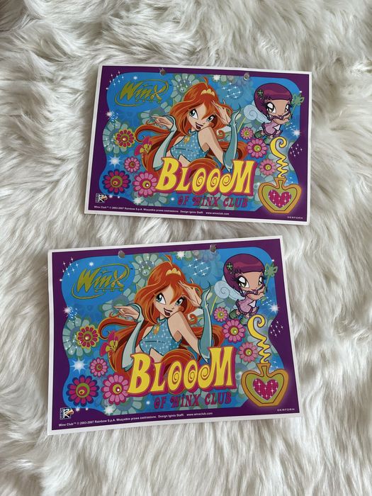 Karteczki do segregatora winx