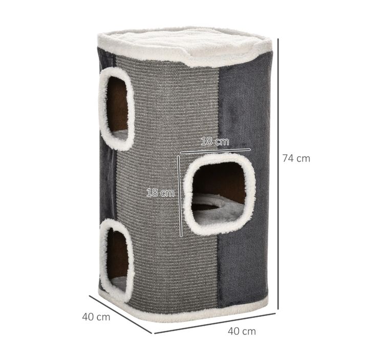 Arranhador cilindrico para gato - NOVO - PORTES GRÁTIS