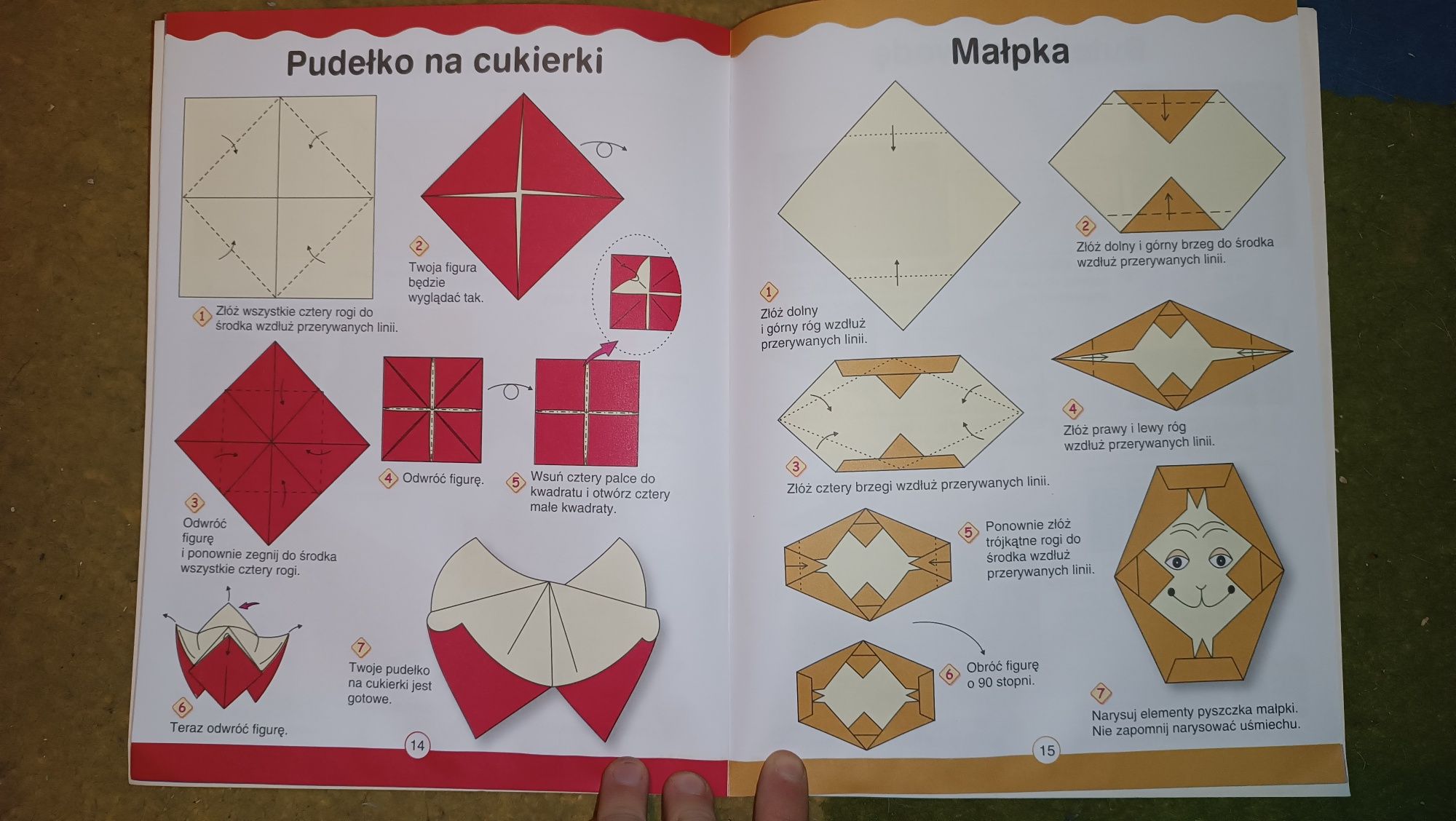 Książka "origami dla najmłodszych papierowych świat"