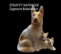 Figurka porcelanowa Steatyt Katowice Zygmunt Buksowicz