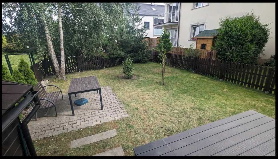 Wynajmę mieszkanie z ogródkiem w Iwinach koło Wrocławia