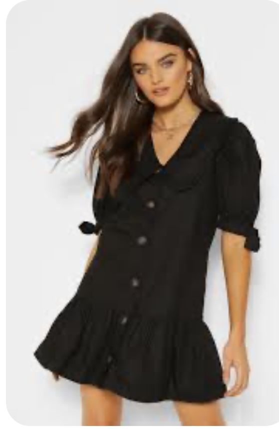 Чорне плаття boohoo
