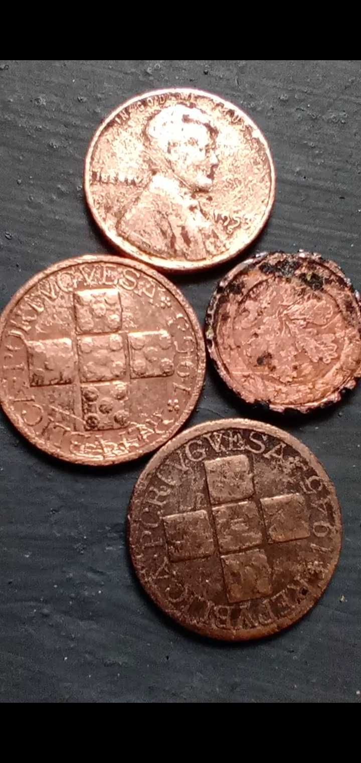 Moedas antigas européia 1943 a 1945