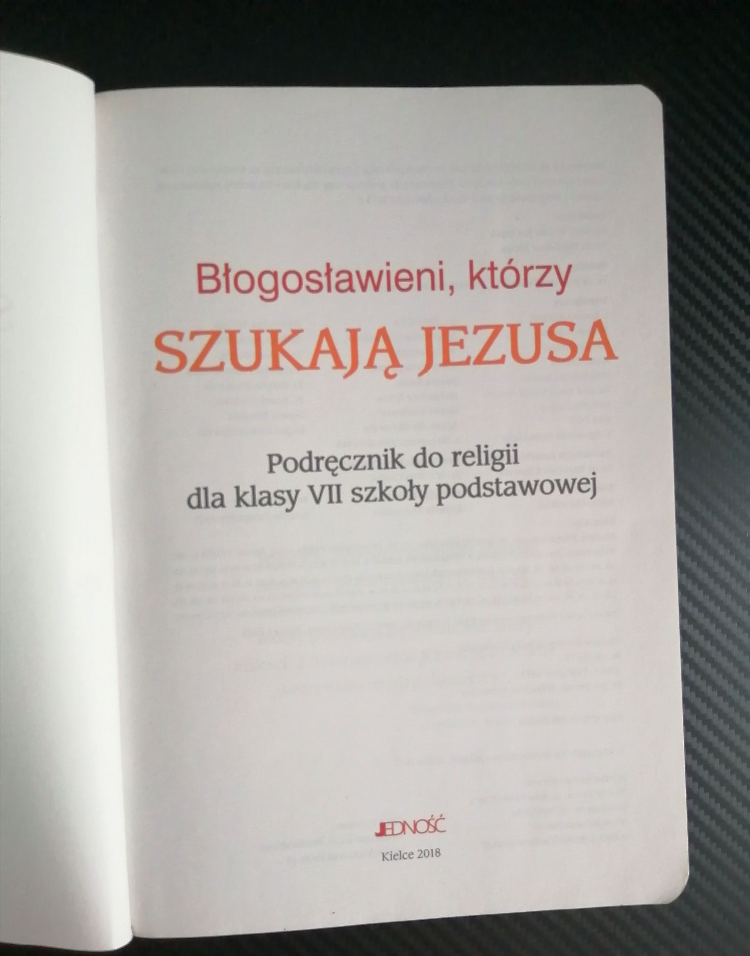 Podręcznik do religii kl. 7/Błogosławieni, którzy szukają Jezusa