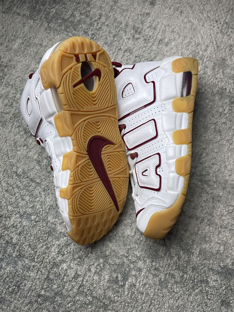 Nike Air More Uptempo 40 Burgund White *NOWE*