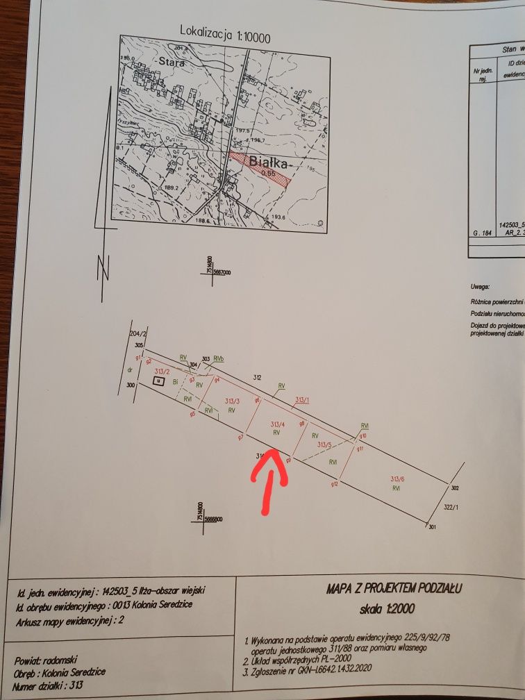 Działka budowlana z budynkiem i wiatą lub sama działka (dwie opcje)