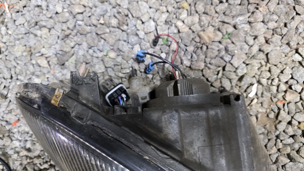 Фары Део Ланос Сенс линзы ксенон лампы блоки розжига