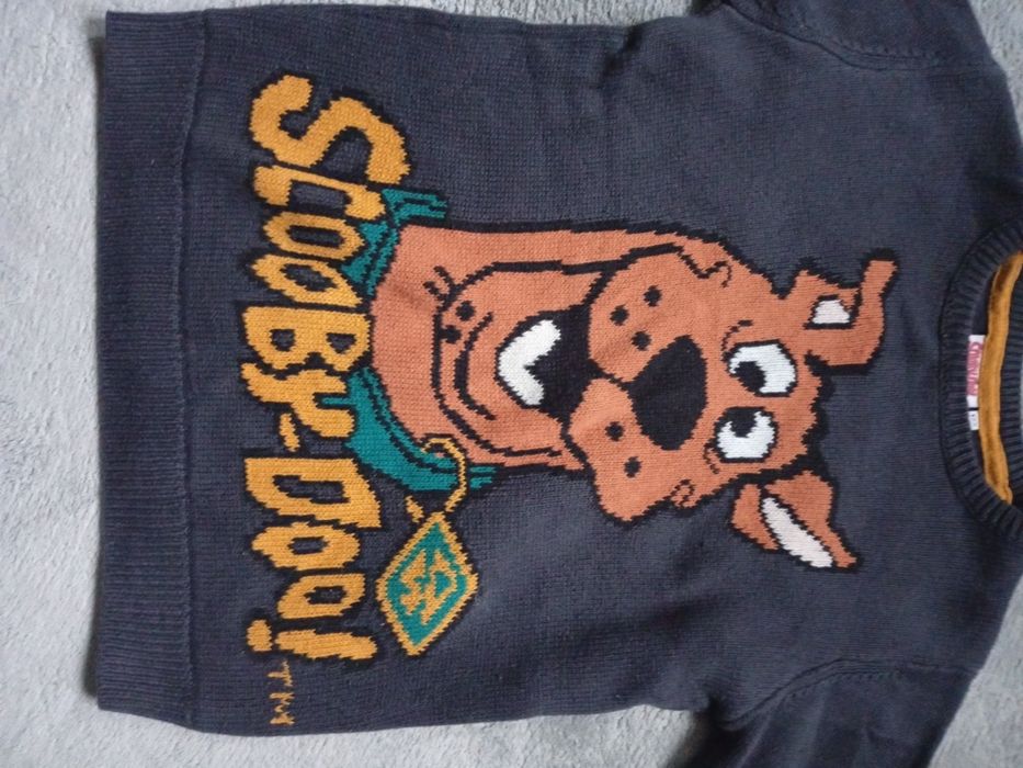 Sweter chłopięcy ze Scooby Doo r.122
