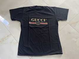 Gucci czarna koszulka T-shirt krotki rekaw rozmiar S/ M