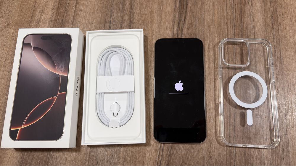 Iphone 16 pro max Desert 256gb igual a novo RETOMAS