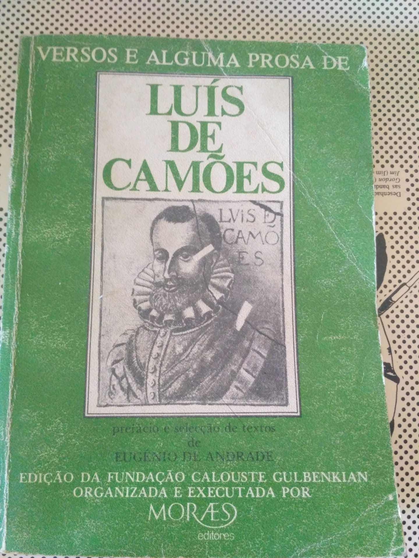 Livro Versos e alguma Prosas de Luís de Camões