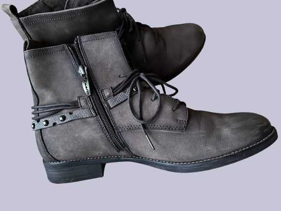 Ботинки женские Tamaris р.39-40 кожа демисезонные