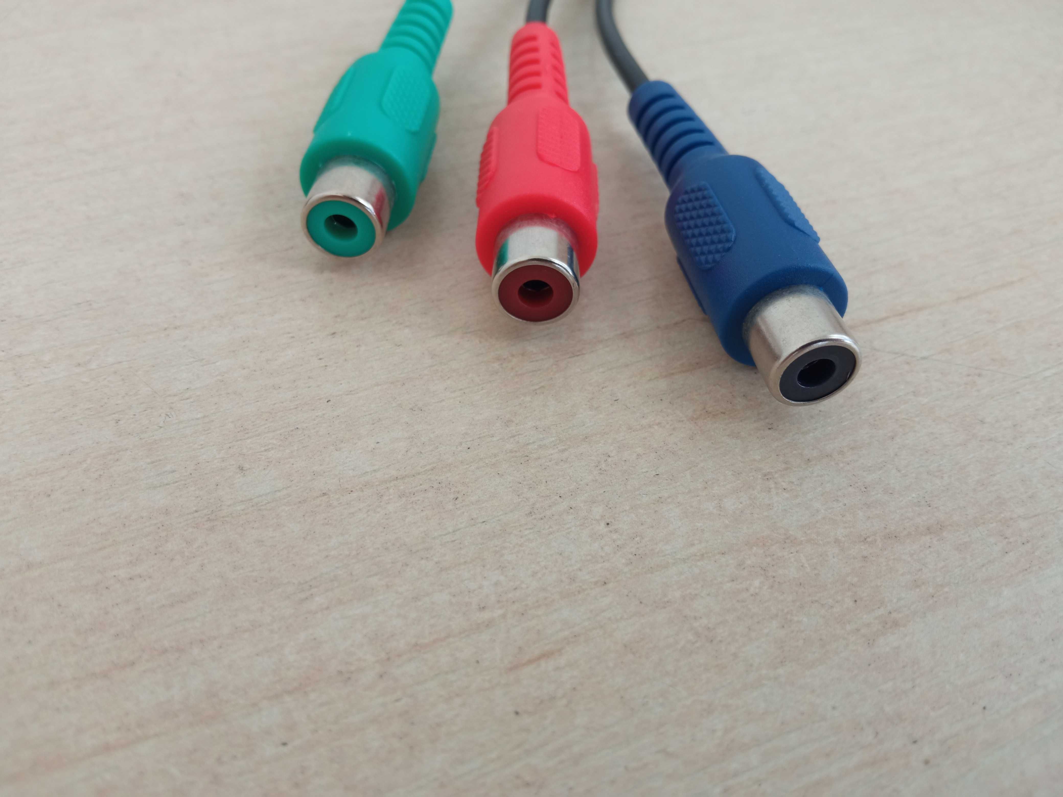 Адаптер перехідник S-video 9-pin to3RCA+S-vid out
