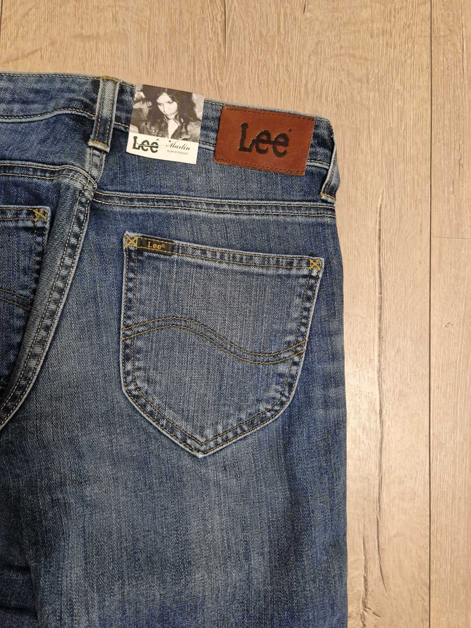 Nowe damskie spodnie jeansowe LEE Marlin rozmiar W26 L33
