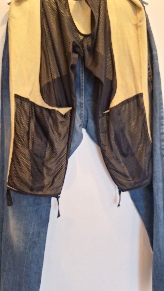 Spodnie motocyklowe jeans męskie xxl