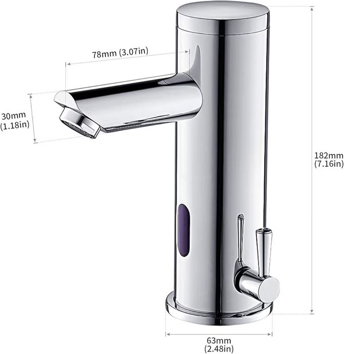 Auralum - Torneira de sensor automática, torneira de lavatório com sen