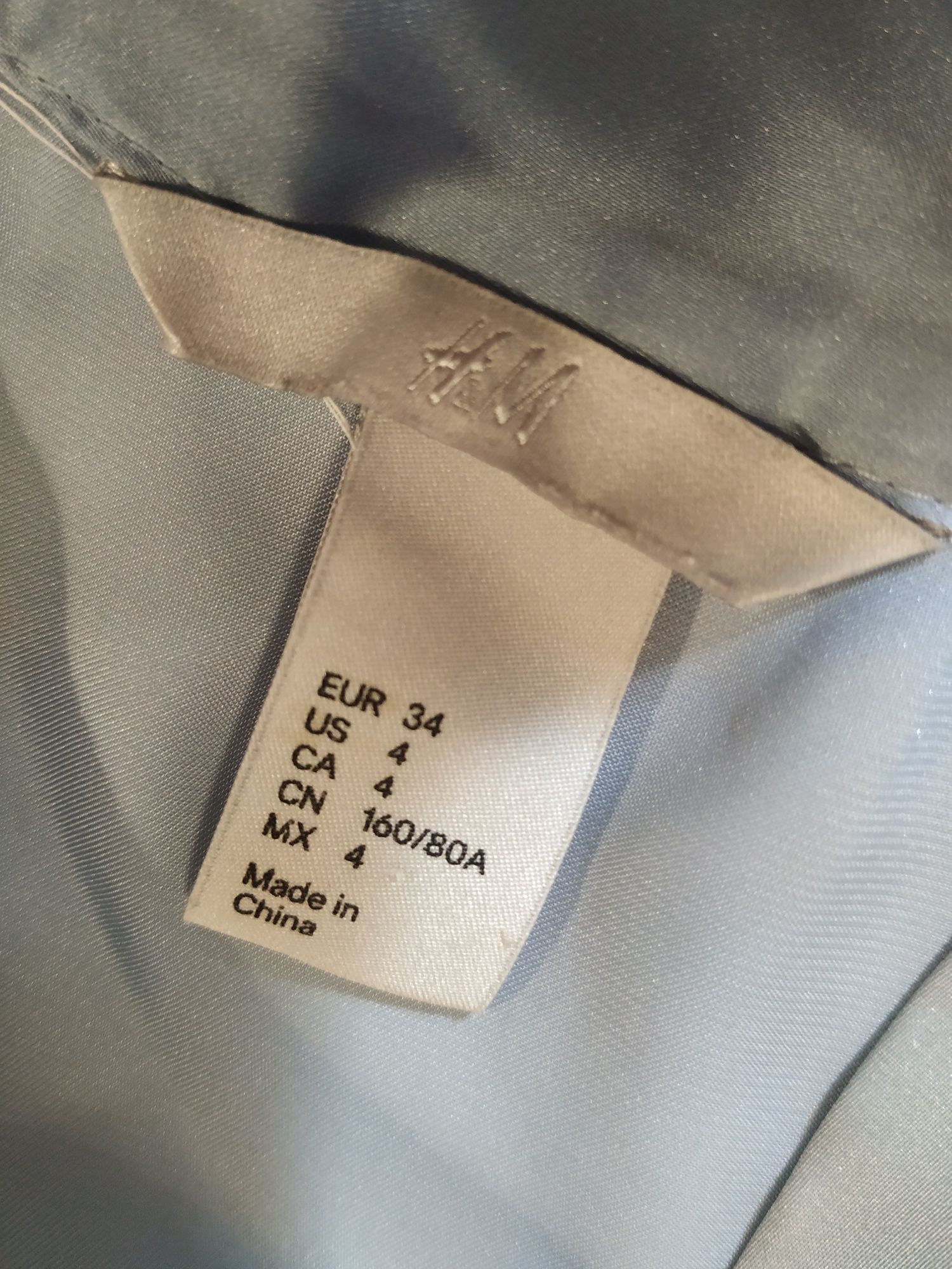Satynowa bluzka H&M rozm. 34