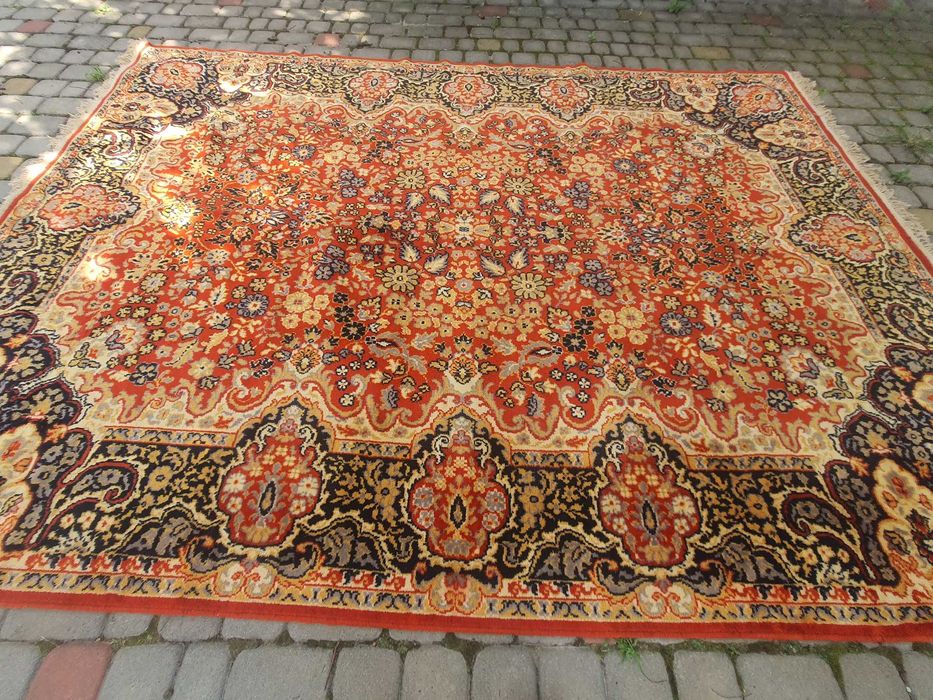 Килим вовняний вінтажний Іран 1977 року ручної роботи високої якості