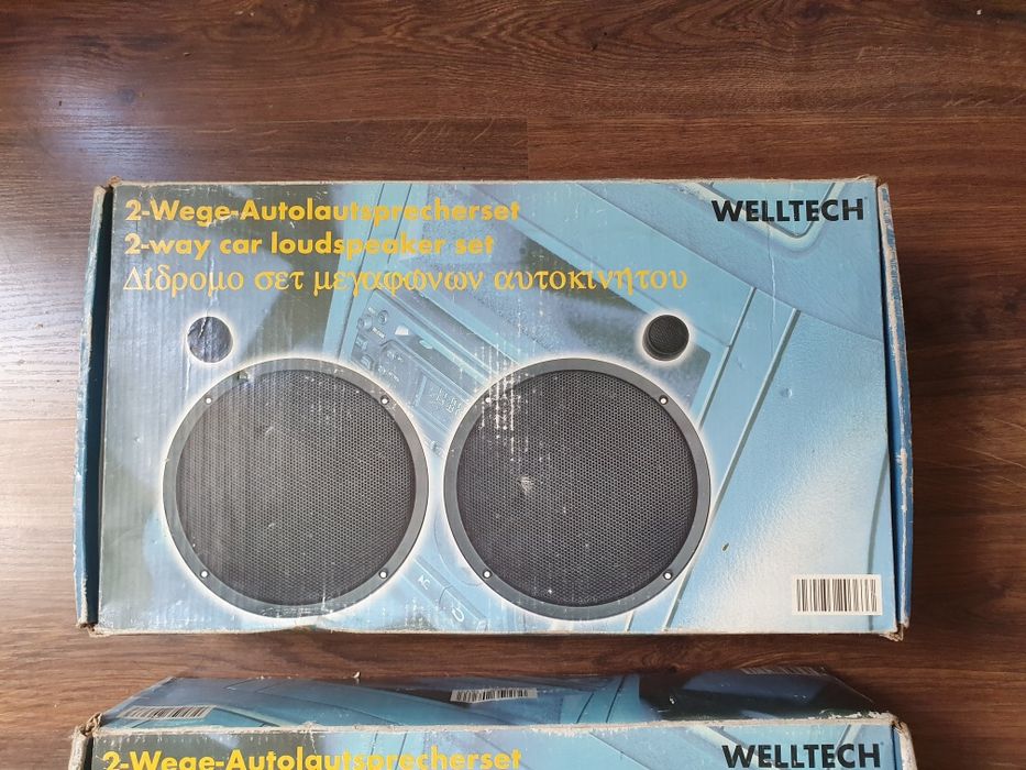 Głośniki samochodowe Welltech 184mm Nowe komplet