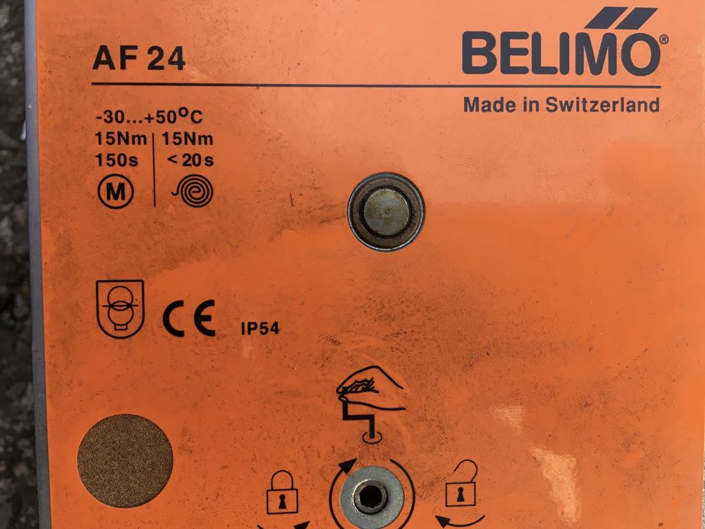 Siłownik Belimo AF24 ze sprężyną, 24 VAC/DC, 15Nm