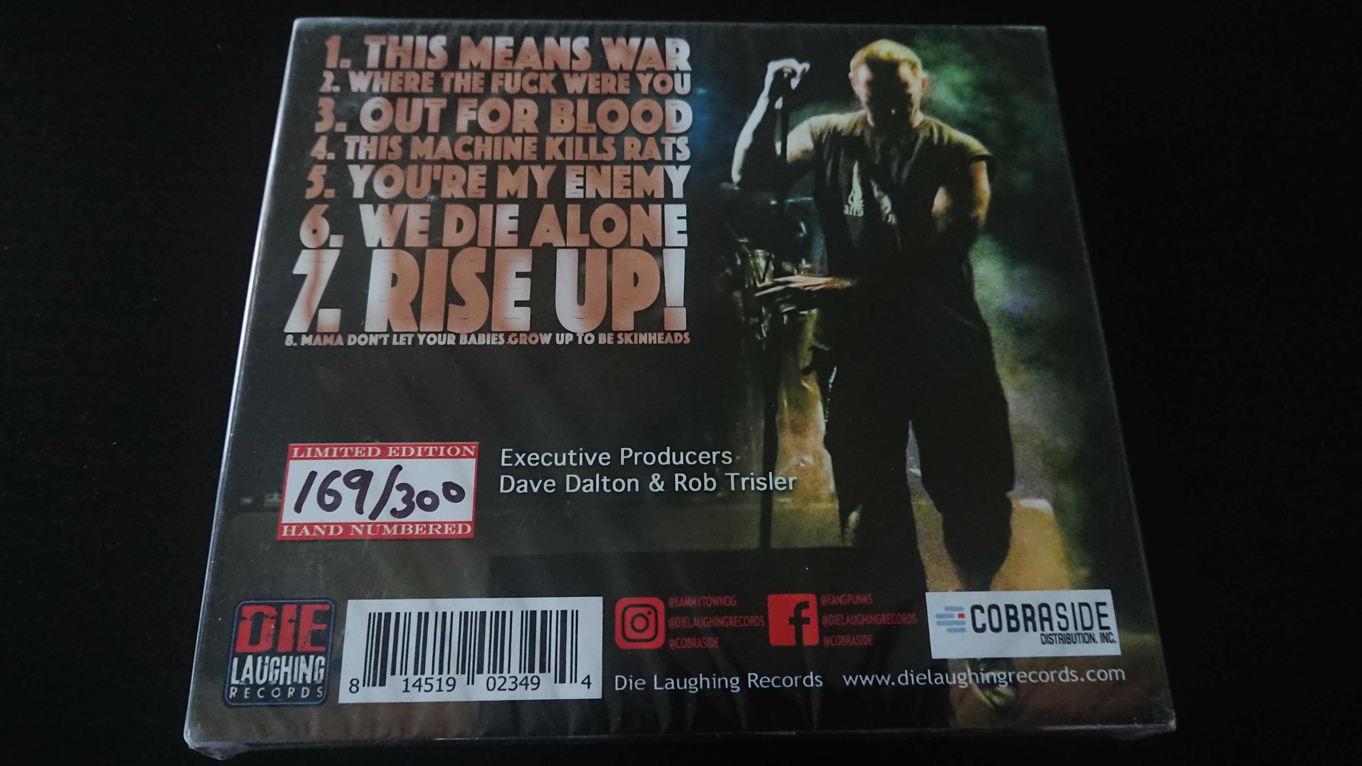 FANG Rise Up! CD *NOWA* 169/300 Limited Edition Folia Punk Hardcore