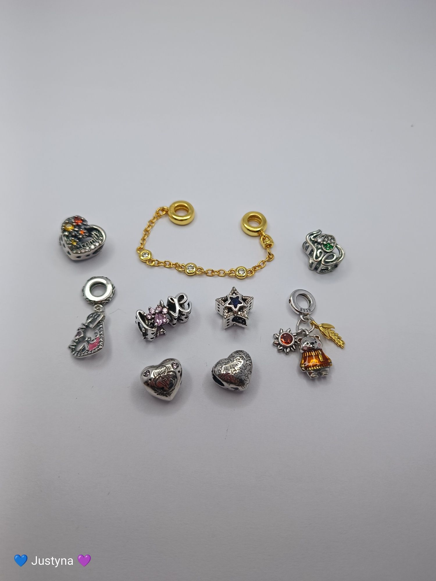 Nowy charms wykonany ze srebra próby 925