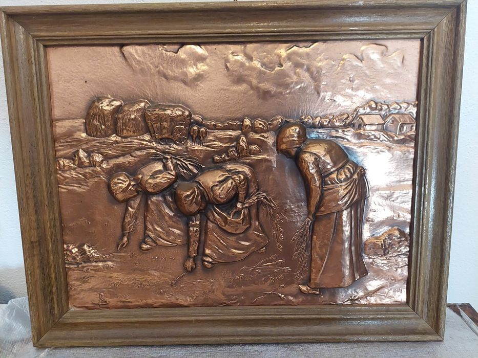 Quadro de estanho antigo