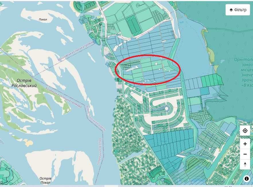 Фасадный участок у воды 23 га, берег реки Днепр, рядом лес, Киев 20км