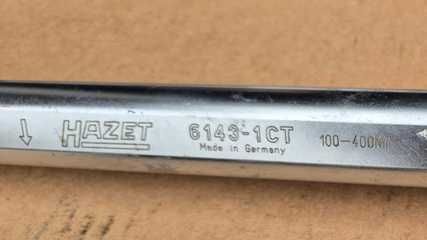 Klucz dynamometryczny HAZET 6296-1CT 300-800Nm 14x18mm długość 1195 mm