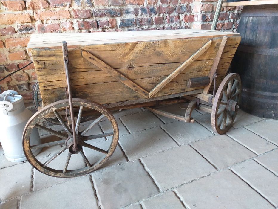 Zabytkowy wózek ogrodowy,gospodarczy