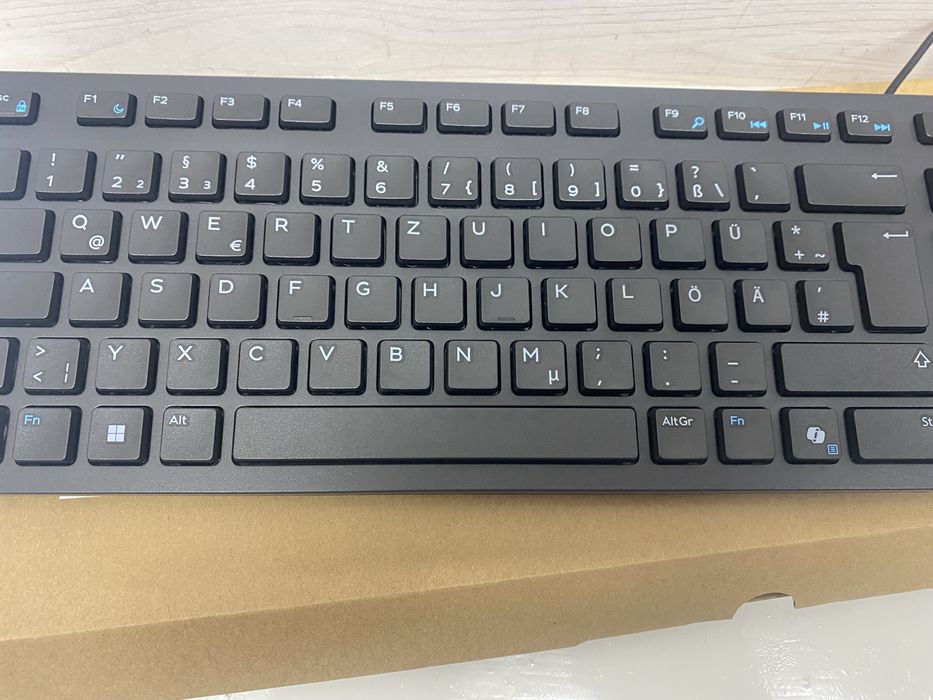 Клавіатура Dell KB216t1 — НОВА, оригінал, чорна (без кирилиці)