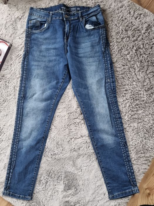 Spodnie jeansowe skinny średni stan rozmiar 42 beloved elastyczne