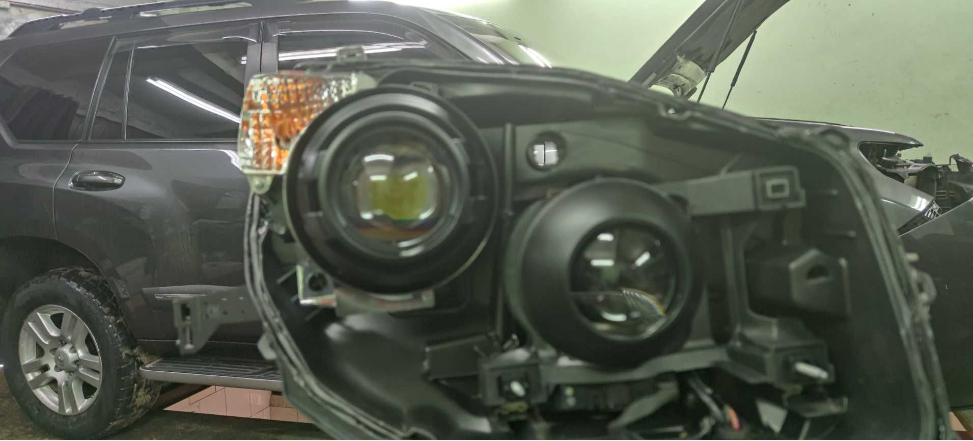 Реставрация фар;Установка/замена линз,ламп,стёкол фар. Bi-led, xenon.