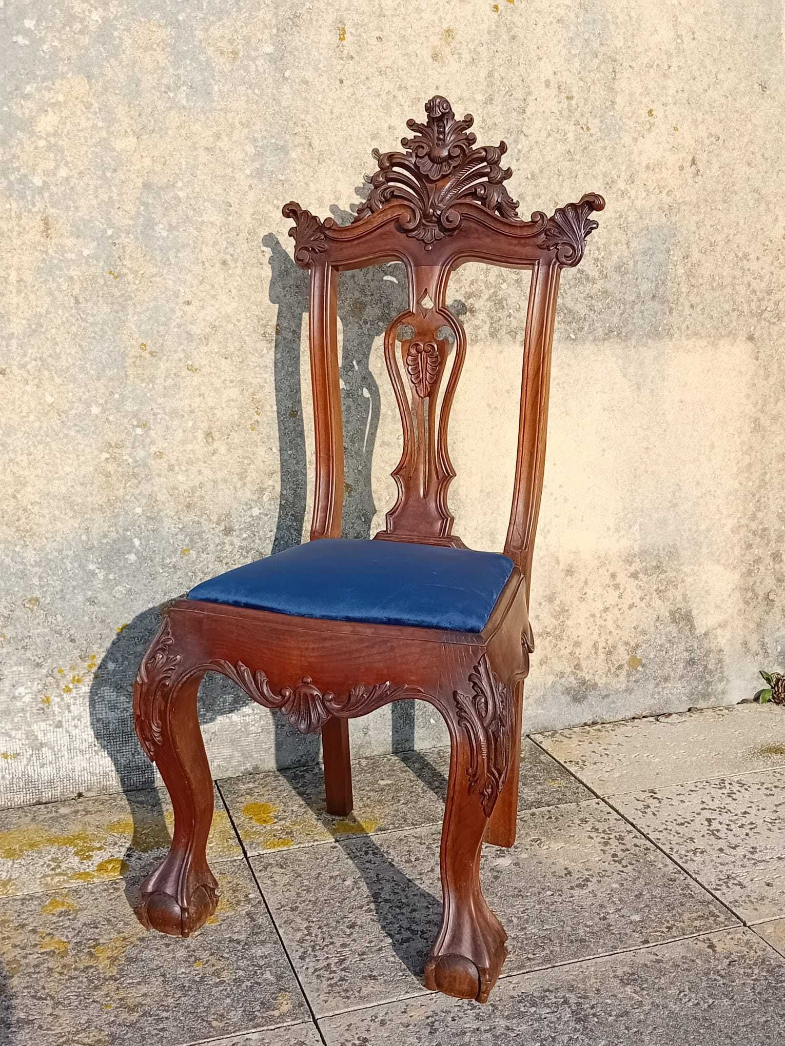 Cadeira D. João V poltrona Antiga Cadeirão Vintage