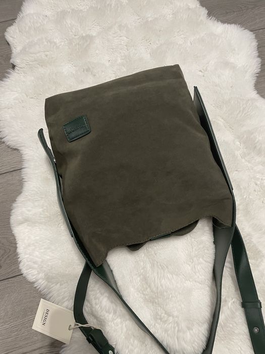 замшева сумка тоут