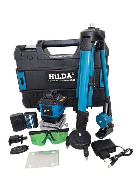 Hilda 4d, нівелір, лазерний рівень+ штатив
