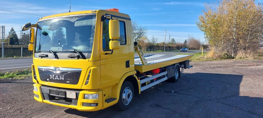 MAN TGL 8.190  Autolaweta Holownik EUKRAN płyta widły pomoc drogowa