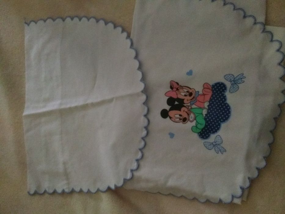 Cama recém nascido/Alcofa pintada à mão