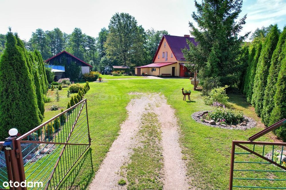 * Dom 180 m² na działce 1,3 ha * Budry  Mazury
