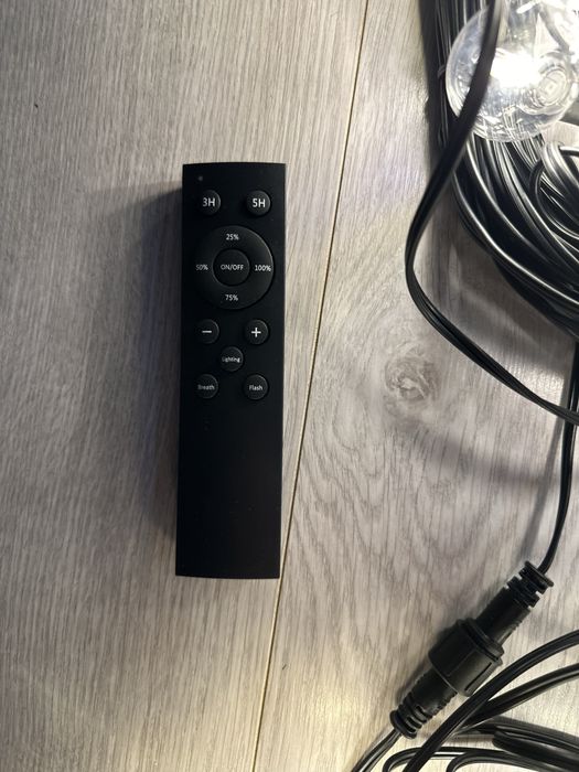 Girlanda Świetlna Zewnętrzna 74 żarówki 60 metrów Wodoodporna