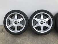 Jantes Barracuda 16 4x100 com aba e pneus