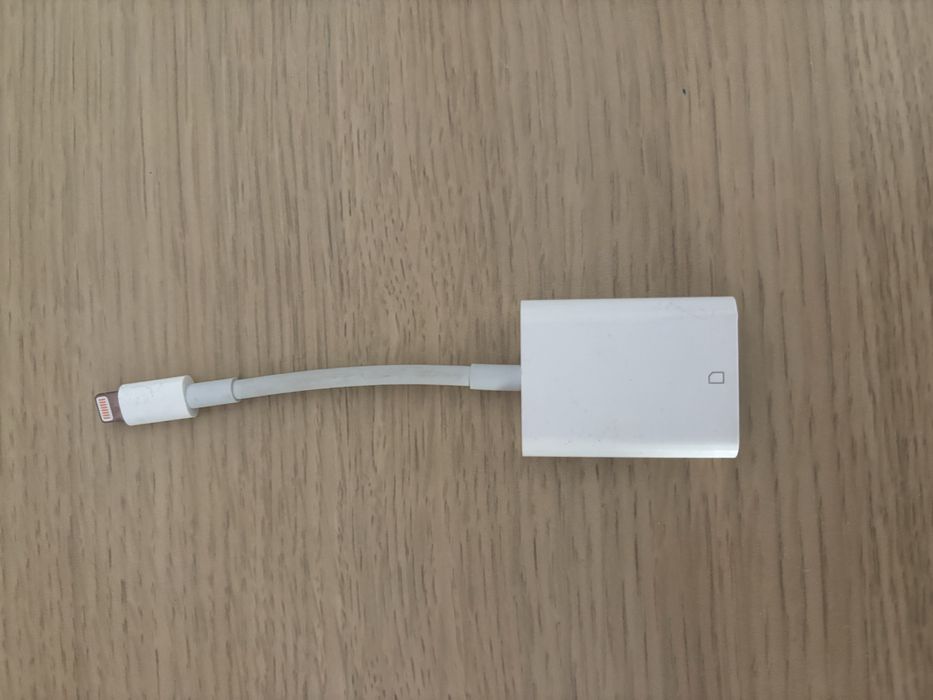 Adaptador lightning sd card Apple oficial