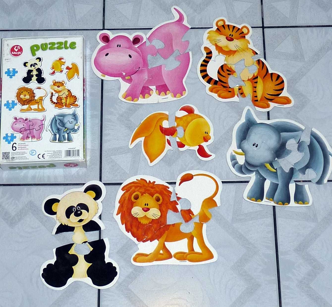 Puzzle Zwierzątka Kukuryku