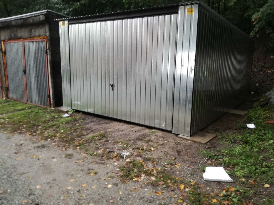 Garaż Blaszany 4x5 Ocynk