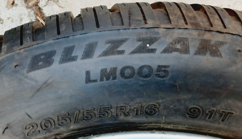 4x OPONY ZIMOWE 205/55R16 Bridgestone Blizzak LM005 rok 2021 Rybnik
