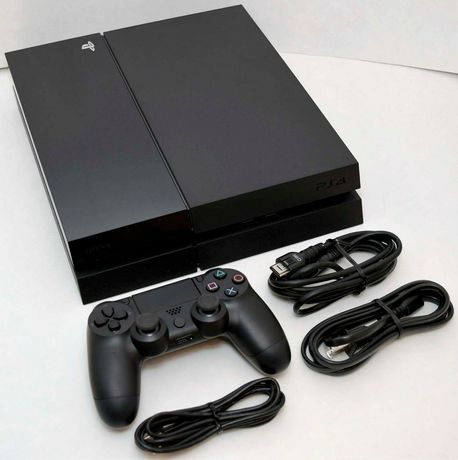 PS4 500gb Playstation 4 fat официальная и прошитая с играми