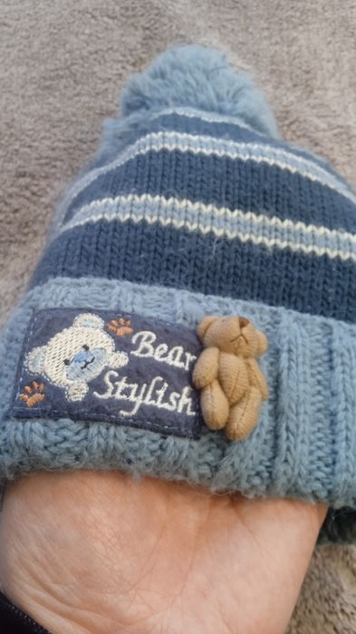 Шапка с шарфиком