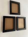 Tres Molduras com vidro 20x25