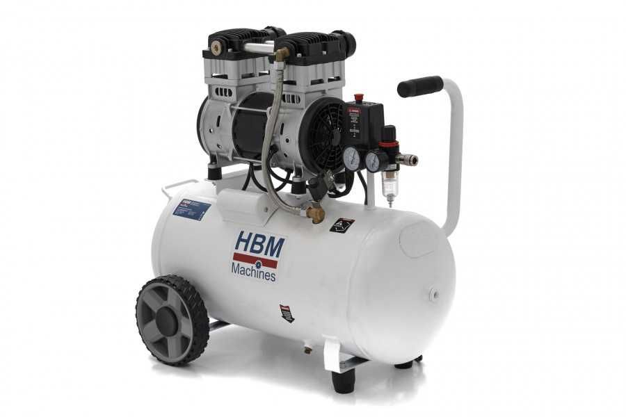 Безмасляний компресор HBM SILENT 2HP ресивер 50 л / 8 бар