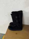Botas de pêlo pretas